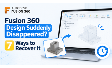 Fusion 360 Design Suddenly Disappeared? 7 Ways to Recover It